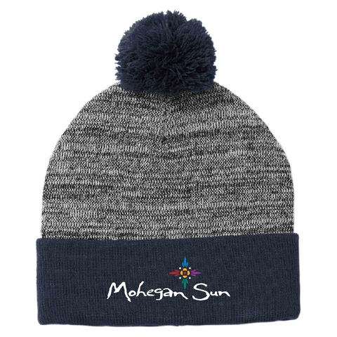 Heather Pom Pom Beanie